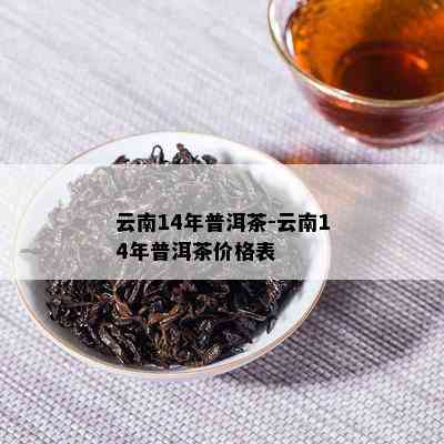 云南14年普洱茶-云南14年普洱茶价格表