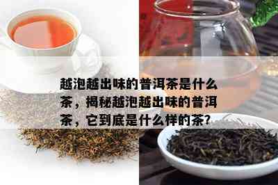 越泡越出味的普洱茶是什么茶，揭秘越泡越出味的普洱茶，它到底是什么样的茶？