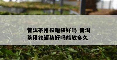 普洱茶用铁罐装好吗-普洱茶用铁罐装好吗能放多久