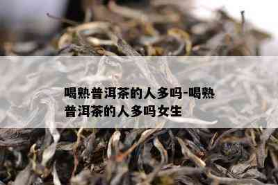 喝熟普洱茶的人多吗-喝熟普洱茶的人多吗女生