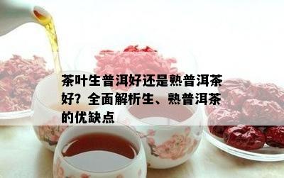 茶叶生普洱好还是熟普洱茶好？全面解析生、熟普洱茶的优缺点