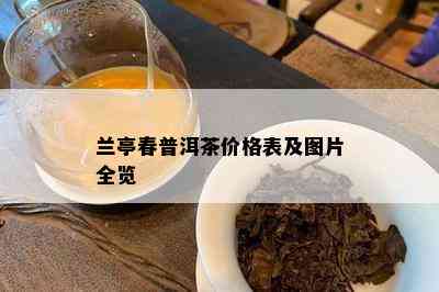 兰亭春普洱茶价格表及图片全览