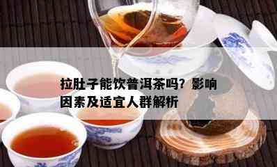 拉肚子能饮普洱茶吗？作用因素及适宜人群解析