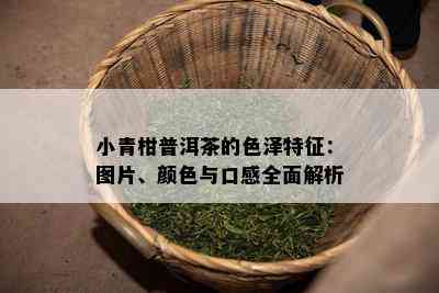 小青柑普洱茶的色泽特征：图片、颜色与口感全面解析