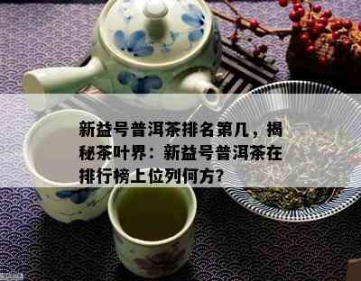 新益号普洱茶排名第几，揭秘茶叶界：新益号普洱茶在排行榜上位列何方？