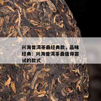 兴海普洱茶最经典款，品味经典：兴海普洱茶最值得尝试的款式