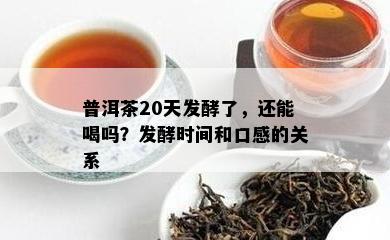 普洱茶20天发酵了，还能喝吗？发酵时间和口感的关系