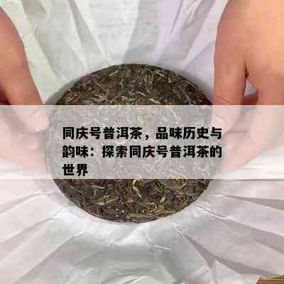 同庆号普洱茶，品味历史与韵味：探索同庆号普洱茶的世界