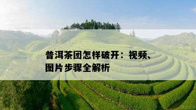 普洱茶团怎样破开：视频、图片步骤全解析