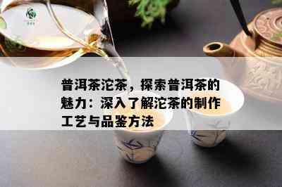 普洱茶沱茶，探索普洱茶的魅力：深入熟悉沱茶的制作工艺与品鉴方法