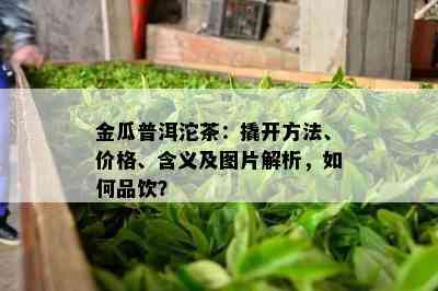 金瓜普洱沱茶：撬开方法、价格、含义及图片解析，怎样品饮？