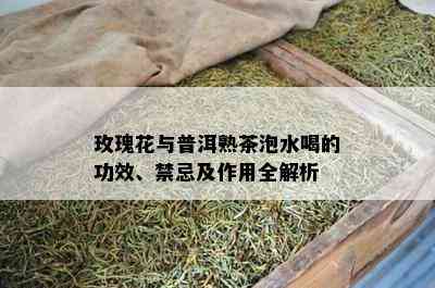 玫瑰花与普洱熟茶泡水喝的功效、禁忌及作用全解析