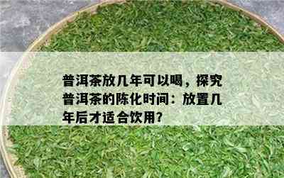 普洱茶放几年可以喝，探究普洱茶的陈化时间：放置几年后才适合饮用？