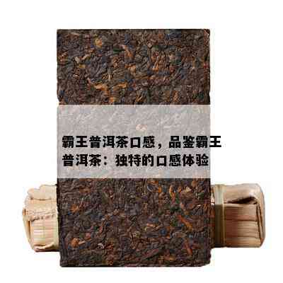 霸王普洱茶口感，品鉴霸王普洱茶：特别的口感体验