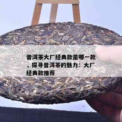 普洱茶大厂经典款是哪一款，探寻普洱茶的魅力：大厂经典款推荐