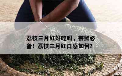 荔枝三月红好吃吗，尝鲜必备！荔枝三月红口感如何？