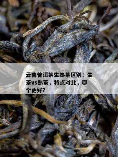 云南普洱茶生熟茶区别：生茶vs熟茶，特点对比，哪个更好？