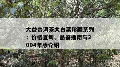 大益普洱茶大白菜珍藏系列：价格查询、品鉴指南与2004年版介绍