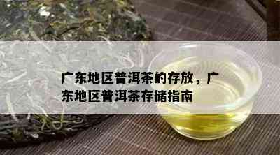 广东地区普洱茶的存放，广东地区普洱茶存储指南