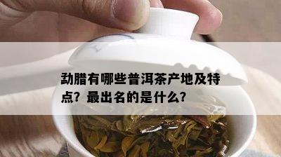 勐腊有哪些普洱茶产地及特点？最出名的是什么？