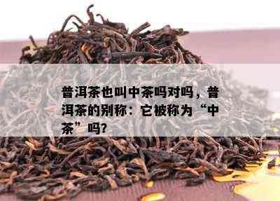 普洱茶也叫中茶吗对吗，普洱茶的别称：它被称为“中茶”吗？