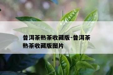 普洱茶熟茶收藏版-普洱茶熟茶收藏版图片