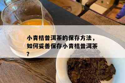 小青桔普洱茶的保存方法，怎样妥善保存小青桔普洱茶？