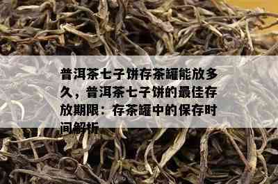 普洱茶七子饼存茶罐能放多久，普洱茶七子饼的更佳存放期限：存茶罐中的保存时间解析