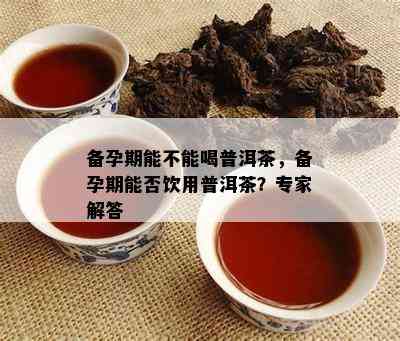 备孕期能不能喝普洱茶，备孕期能否饮用普洱茶？专家解答