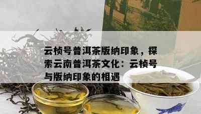 云桢号普洱茶版纳印象，探索云南普洱茶文化：云桢号与版纳印象的相遇