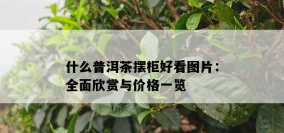 什么普洱茶摆柜好看图片：全面欣赏与价格一览