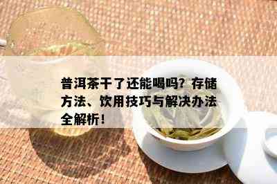 普洱茶干了还能喝吗？存储方法、饮用技巧与解决办法全解析！