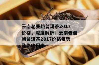 云南老曼峨普洱茶2017价格，深度解析：云南老曼峨普洱茶2017价格走势及作用因素