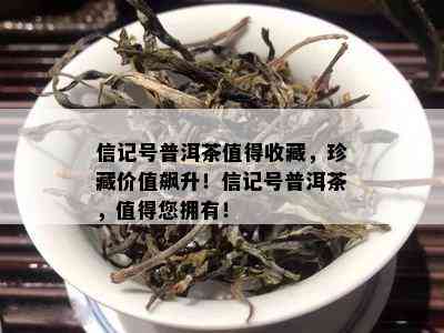 信记号普洱茶值得收藏，珍藏价值飙升！信记号普洱茶，值得您拥有！