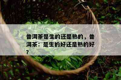 普洱茶是生的还是熟的，普洱茶：是生的好还是熟的好？