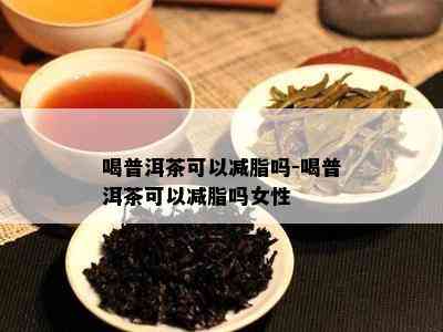 喝普洱茶可以减脂吗-喝普洱茶可以减脂吗女性