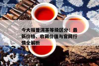 今大福普洱茶等级区分：最新价格、收藏价值与官网行情全解析