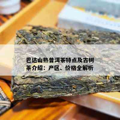 巴达山熟普洱茶特点及古树茶介绍：产区、价格全解析