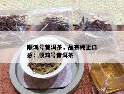 顺鸿号普洱茶，品尝纯正口感：顺鸿号普洱茶