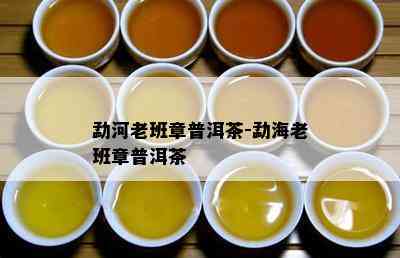 勐河老班章普洱茶-勐海老班章普洱茶