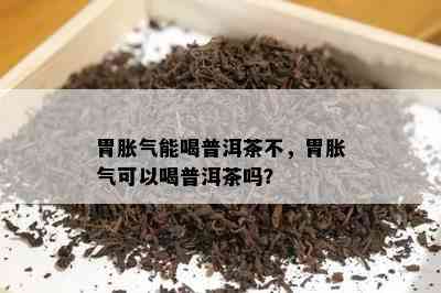 胃胀气能喝普洱茶不，胃胀气可以喝普洱茶吗？