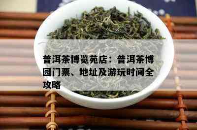 普洱茶博览苑店：普洱茶博园门票、地址及游玩时间全攻略