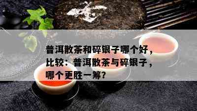 普洱散茶和碎银子哪个好，比较：普洱散茶与碎银子，哪个更胜一筹？