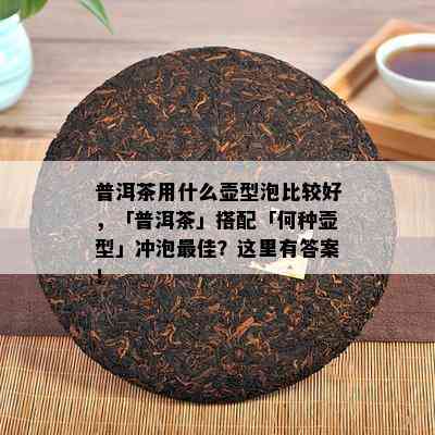 普洱茶用什么壶型泡比较好，「普洱茶」搭配「何种壶型」冲泡更佳？这里有答案！