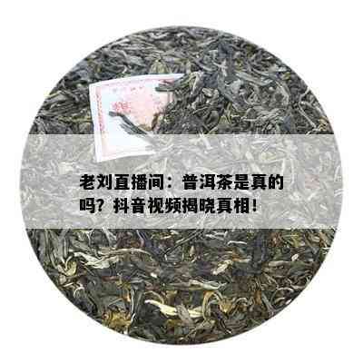 老刘直播间：普洱茶是真的吗？抖音视频揭晓真相！