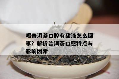 喝普洱茶口腔有甜液怎么回事？解析普洱茶口感特点与作用因素