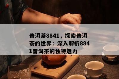 普洱茶8841，探索普洱茶的世界：深入解析8841普洱茶的独特魅力