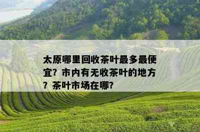 太原哪里回收茶叶最多更便宜？市内有无收茶叶的地方？茶叶市场在哪？