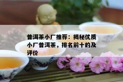 普洱茶小厂推荐：揭秘优质小厂普洱茶，排名前十的及评价