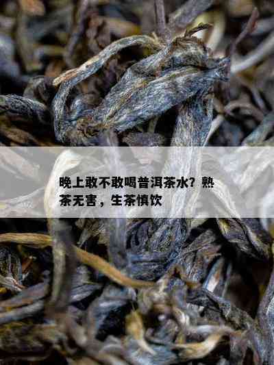 晚上敢不敢喝普洱茶水？熟茶无害，生茶慎饮